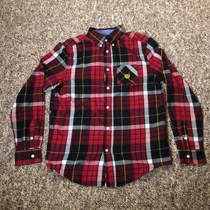 Chaps red plaid shirt